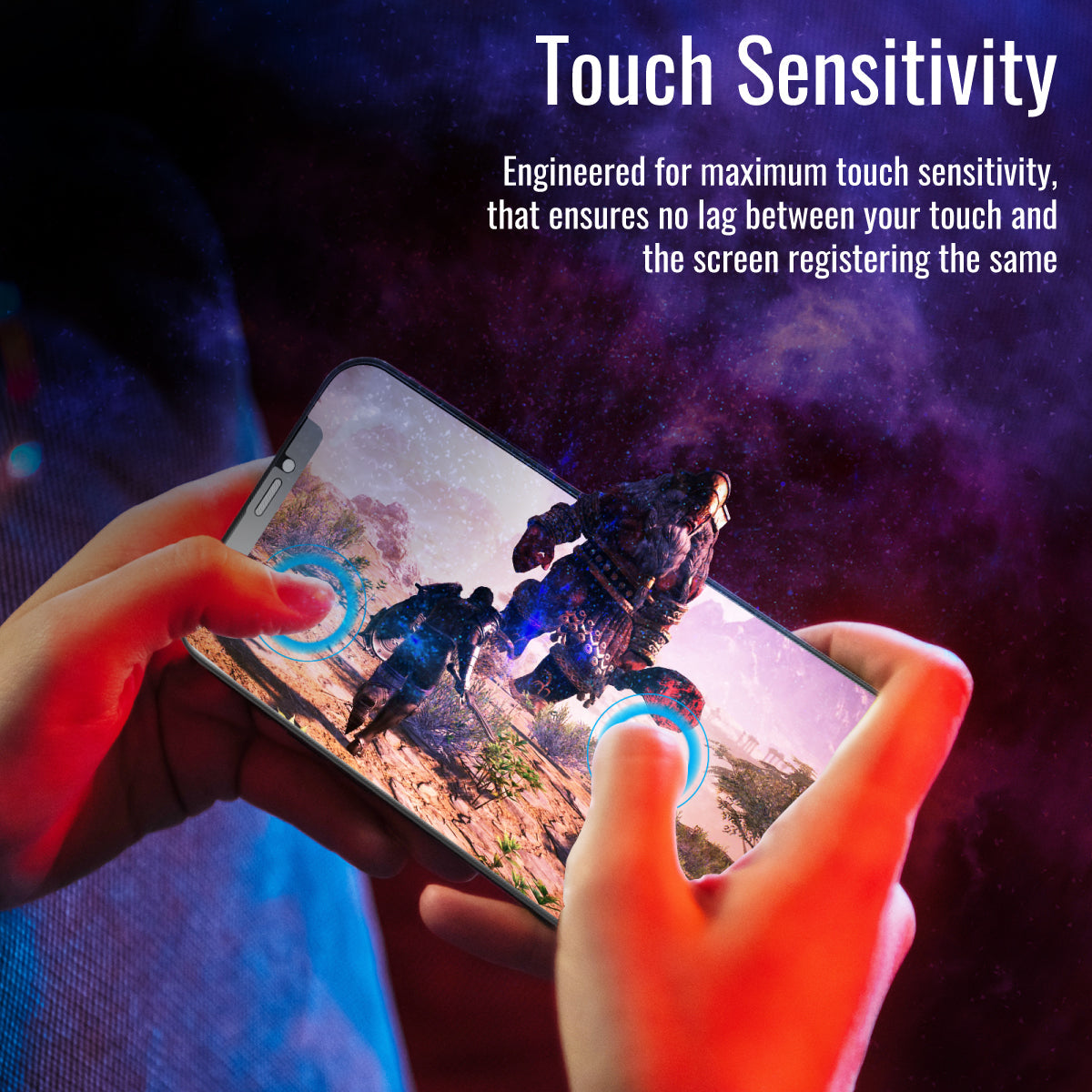 Promate Matte Privacy Screen Protector for iPhone 11 Pro, Premium Anti-Glare 9H Hardness Tempered Glass Protector with Touch Sensitivity, Scratch-Resistant, Shatter Protection and Anti-Microbial, APEX-I11PRO