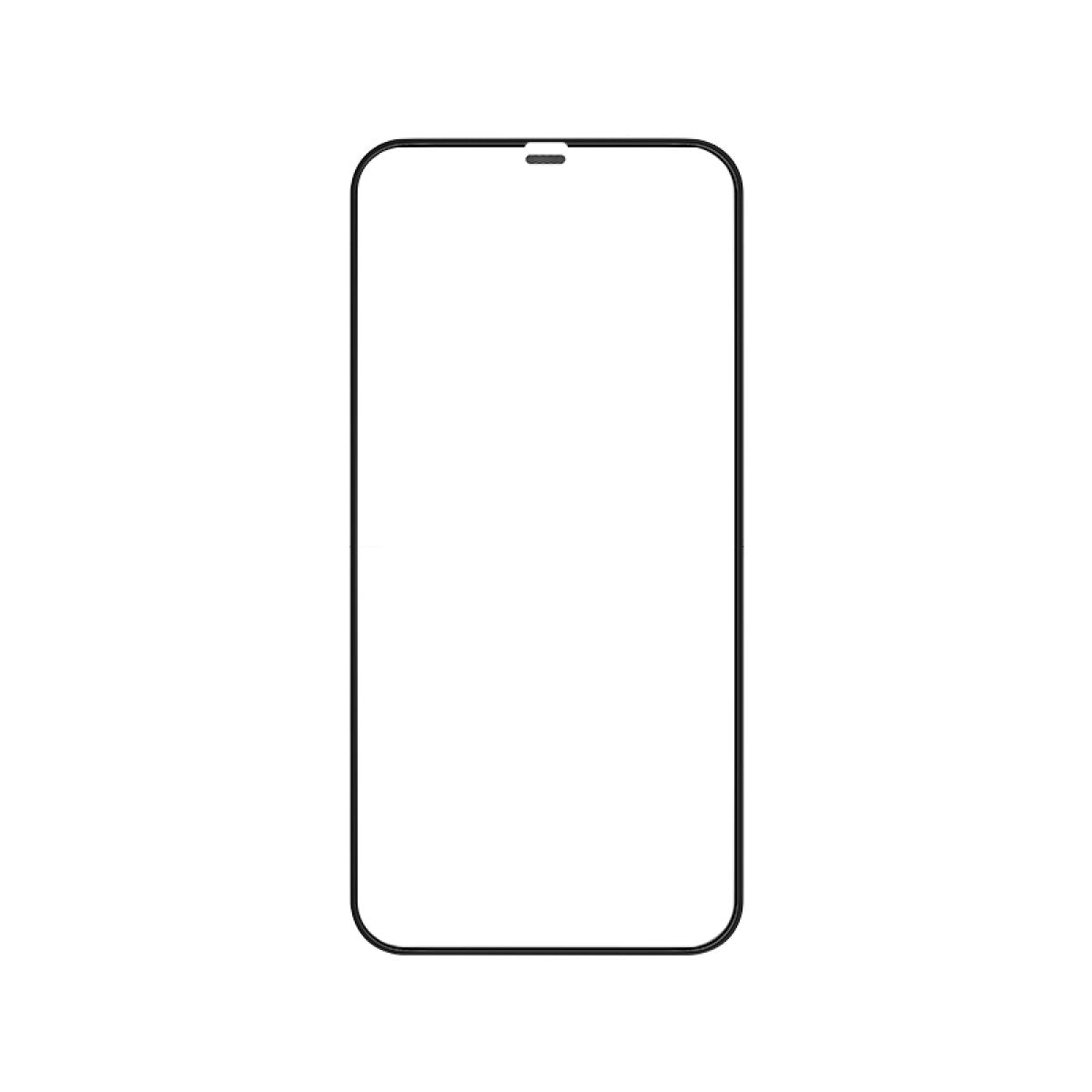 Promate Clear Glass Screen Protector for iPhone 11 Pro, Anti-Fingerprint 3D Screen Guard with Built-In Silicone Bumper, Anti-Blue light, 9H Hardness and Shatter Protection, CRYSTAL-I11PRO