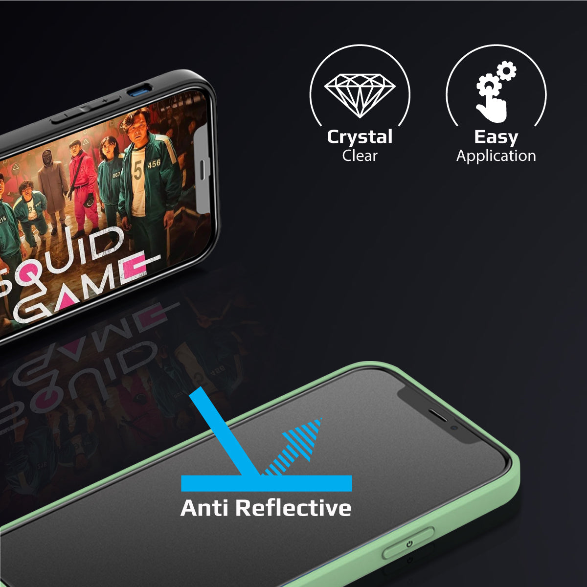 Promate Privacy Screen Protector for iPhone 12 Pro Max, Matte Anti-Spy 3D Tempered Glass Screen Guard with Built-In Silicone Bumper, 9H Hardness, Anti-Fingerprint, Shatter Protection and Touch Sensitivity, WatchDog-i12Max