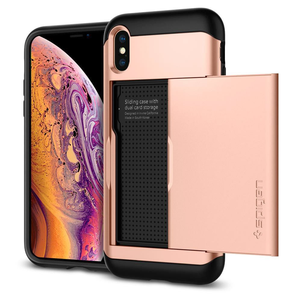 Spigen iPhone XS Max Slim Armor CS Card Slot wallet cover / case