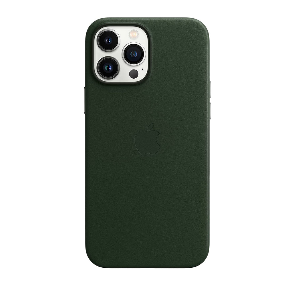 Apple iPhone 13 Pro Max Leather Case MM1Q3 Sequoia Green With Magsafe