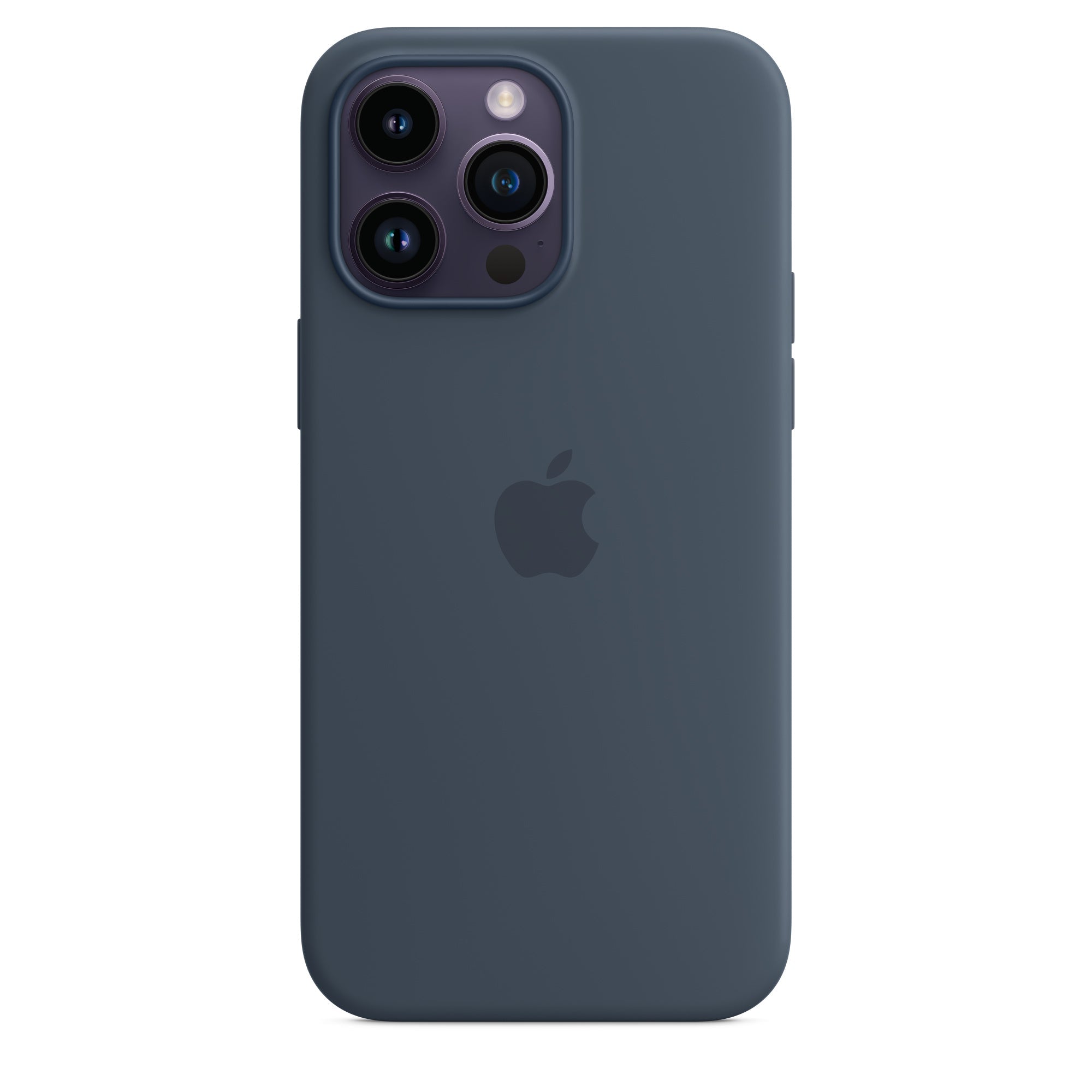 Apple iPhone 14 Pro Max Silicone Case Mptq3Z Storm Blue With Magsafe
