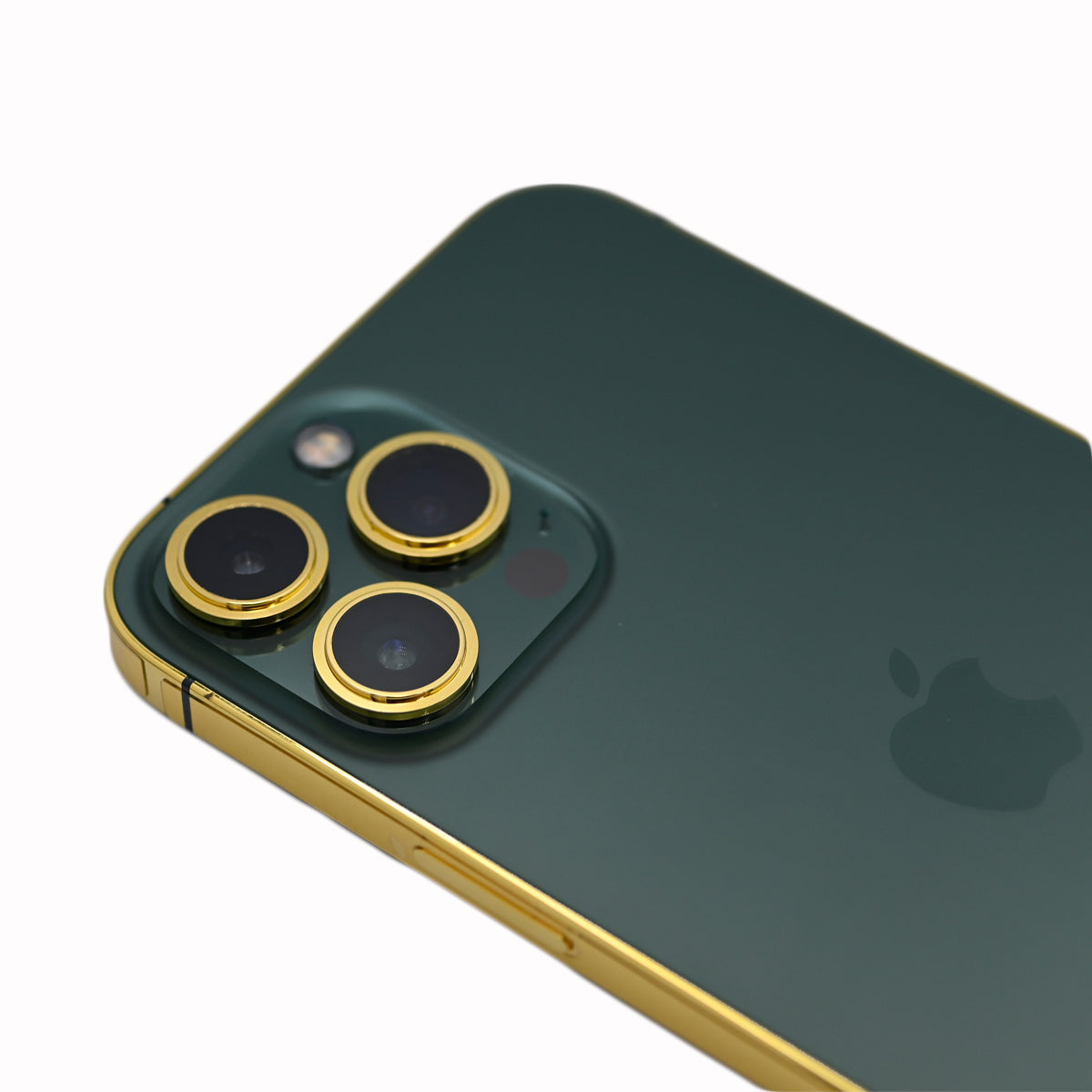Caviar Luxury Customized 24k Gold Frame iPhone 13 Pro - Midnight Green 512 GB