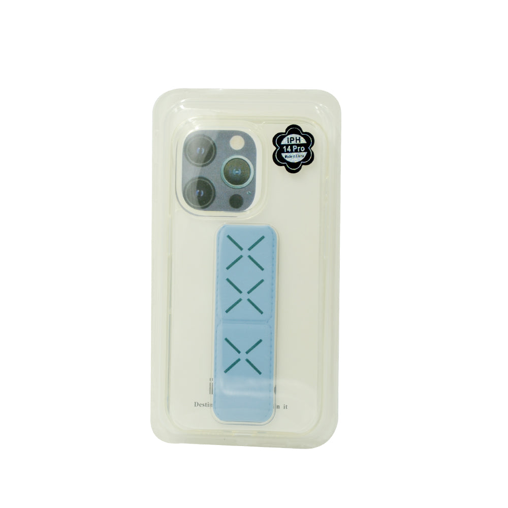 Transparent Back Cover Grip iPhone 14 Pro Sky Blue