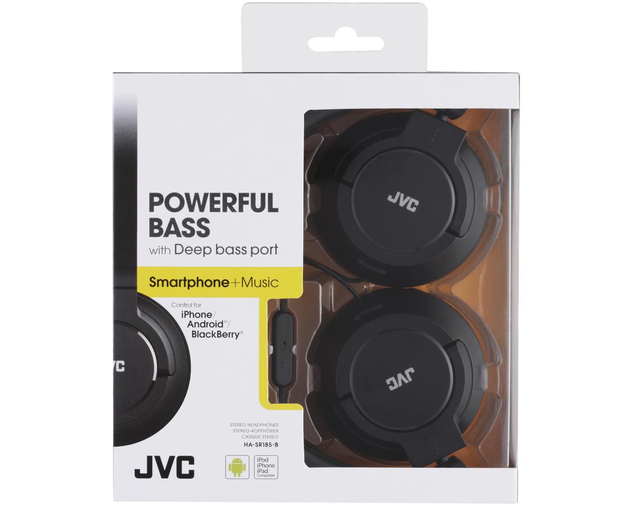 JVC Wired On-ear Headphone HA-SR185