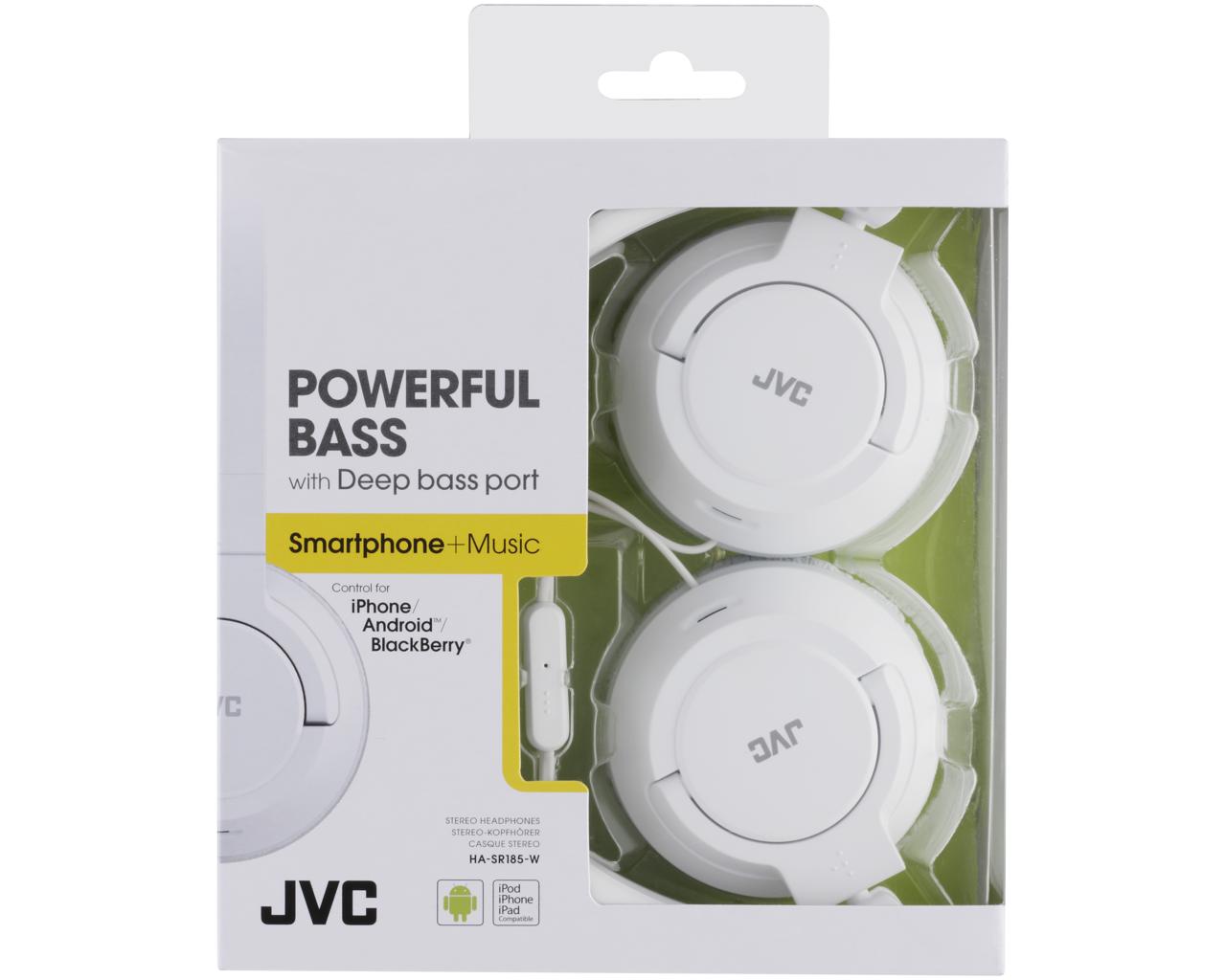 JVC Wired On-ear Headphone HA-SR185