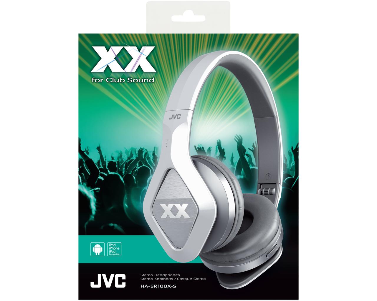 JVC Wired On-ear Extreme Headphone HA-SR100