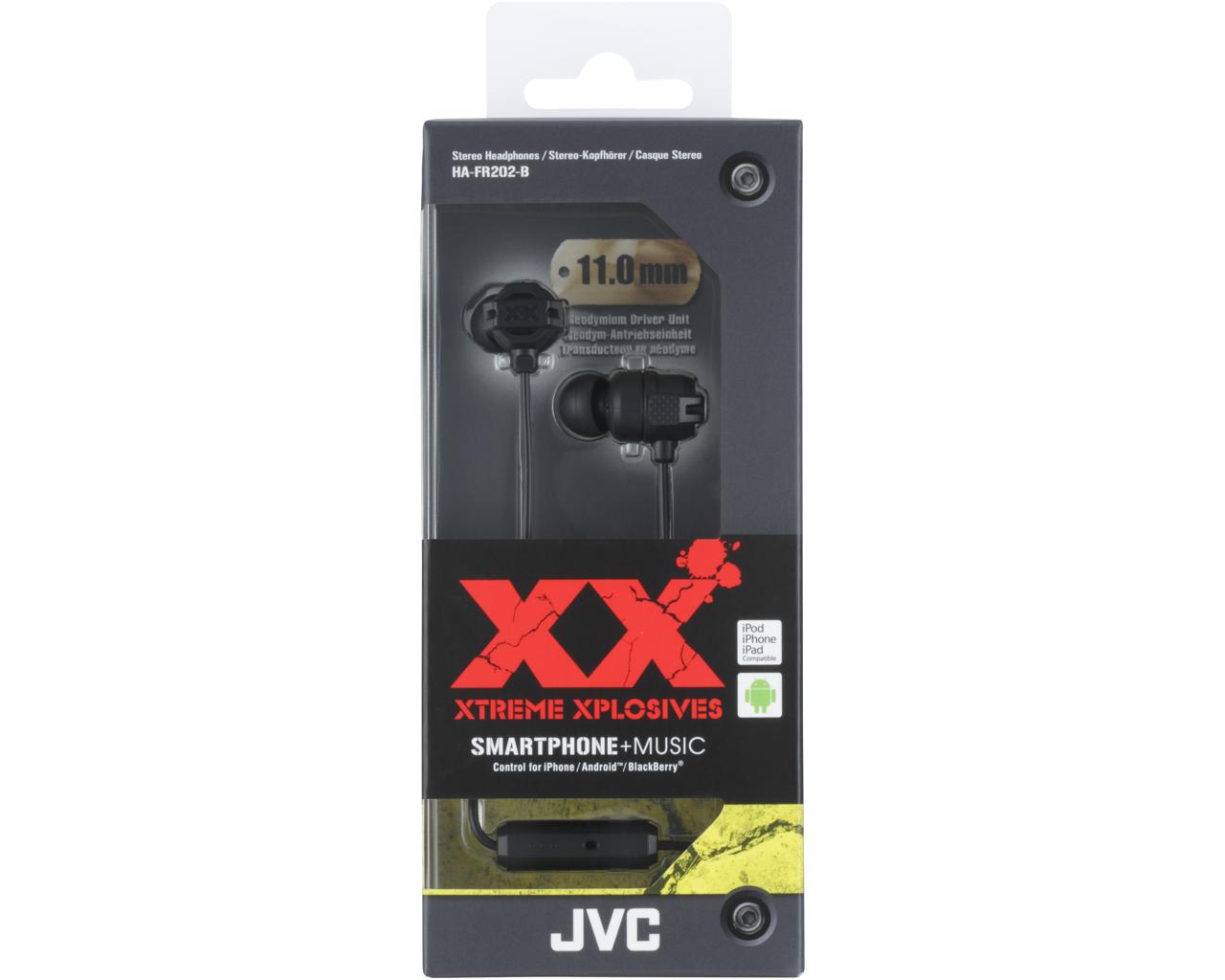 JVC Wired In-ear Extreme Headphone HA-FR202