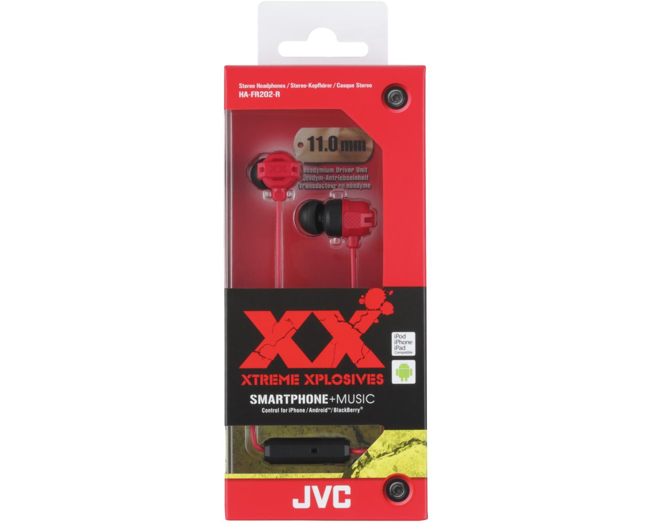 JVC Wired In-ear Extreme Headphone HA-FR202
