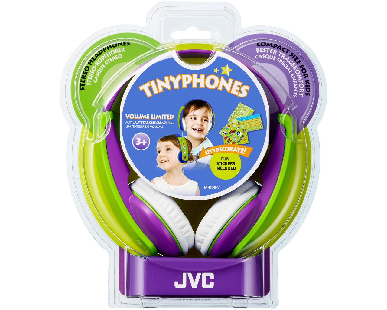 JVC Wired On-ear Kids Headphone HA-KD5