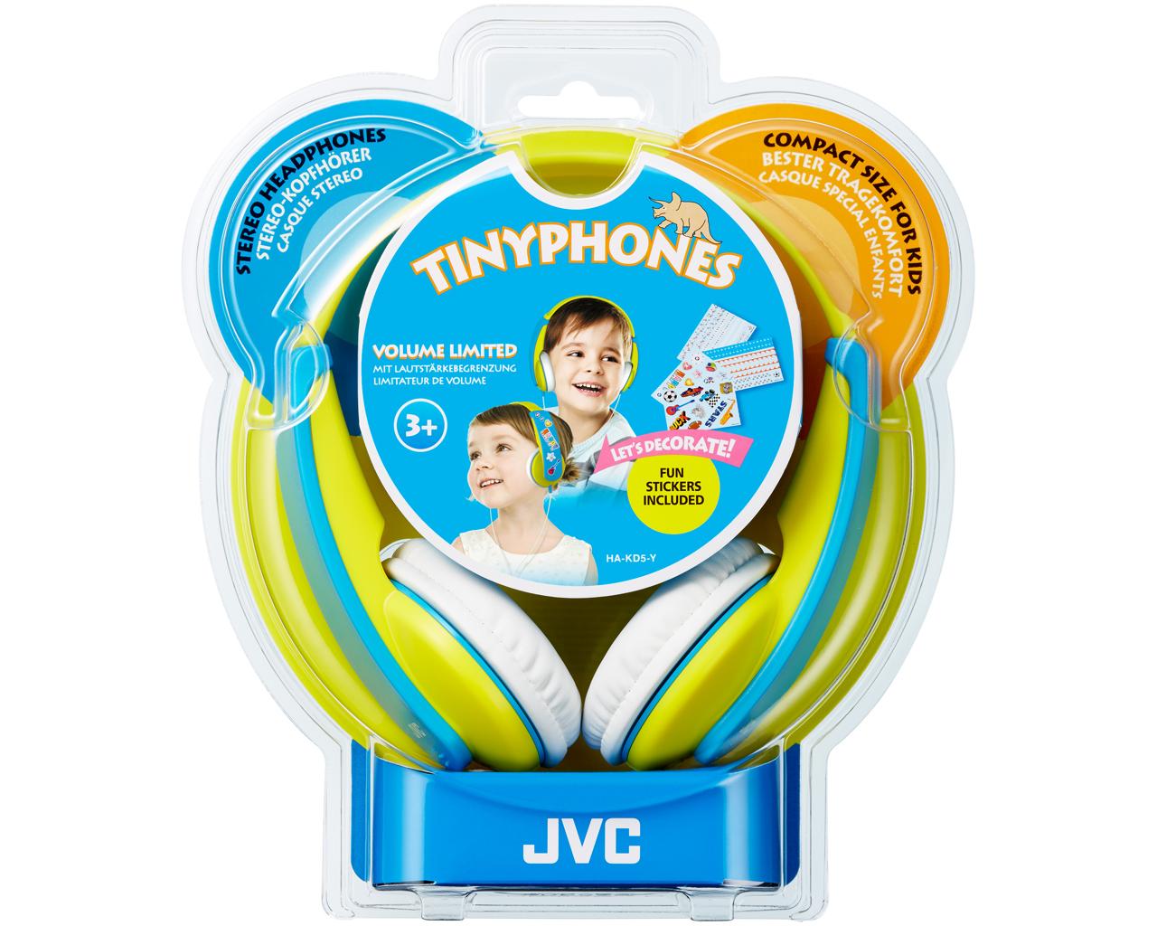 JVC Wired On-ear Kids Headphone HA-KD5