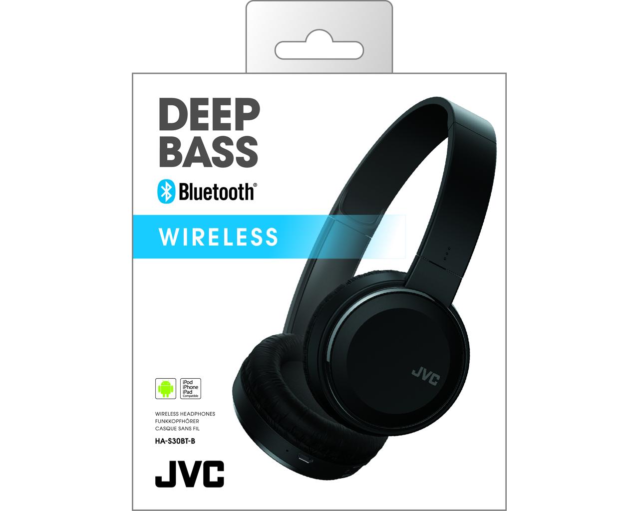 JVC Wireless On-ear Headphone HA-S30BT