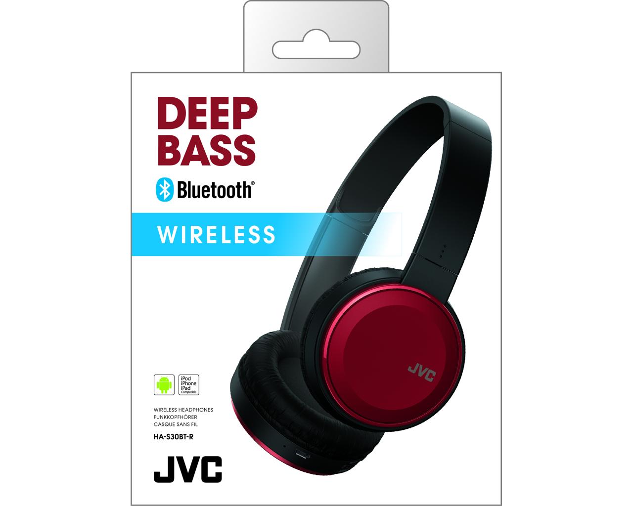 JVC Wireless On-ear Headphone HA-S30BT