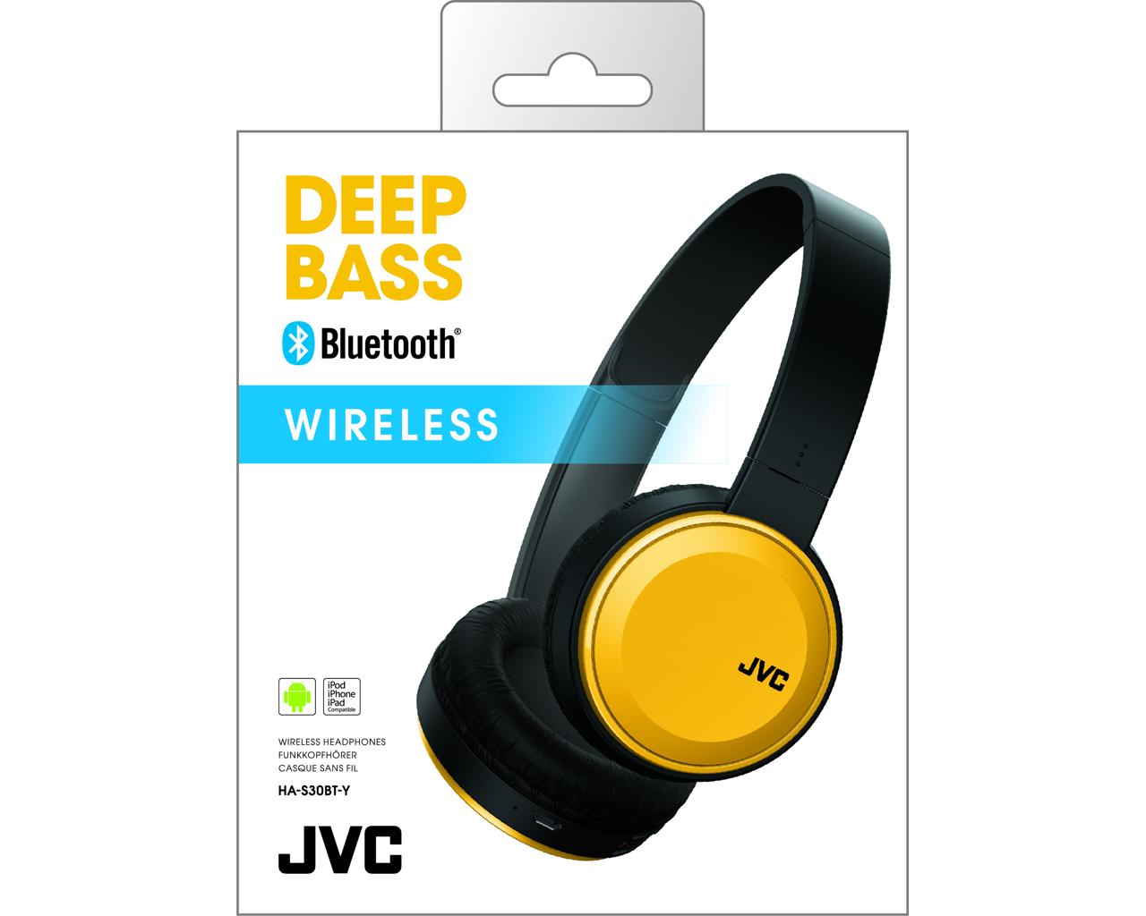JVC Wireless On-ear Headphone HA-S30BT