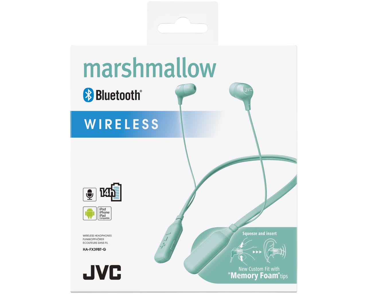 JVC Wireless In-ear Headphone HA-FX39BT