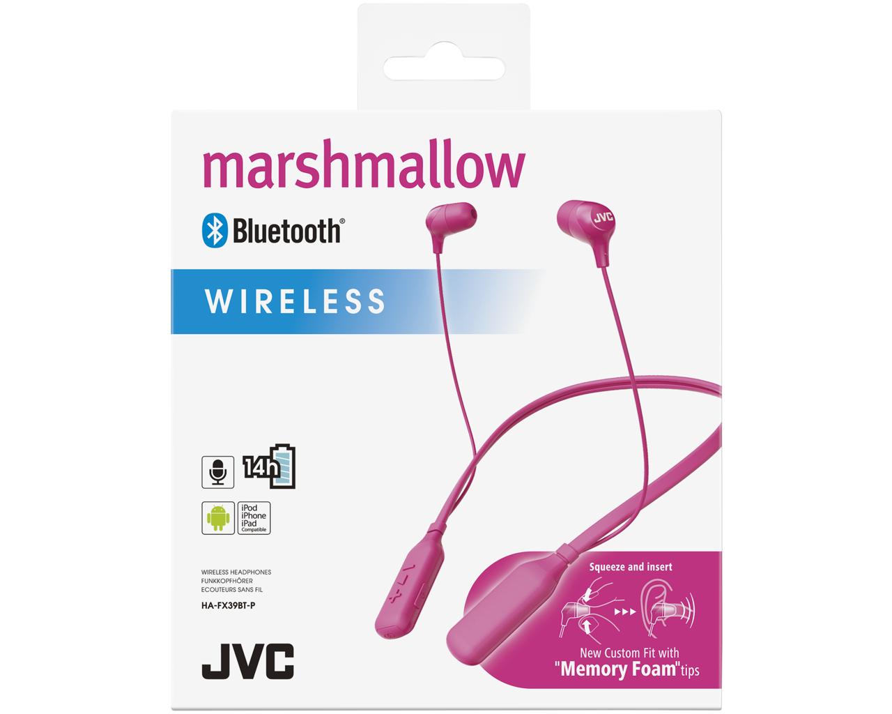 JVC Wireless In-ear Headphone HA-FX39BT