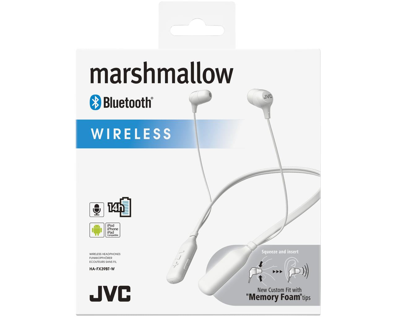 JVC Wireless In-ear Headphone HA-FX39BT