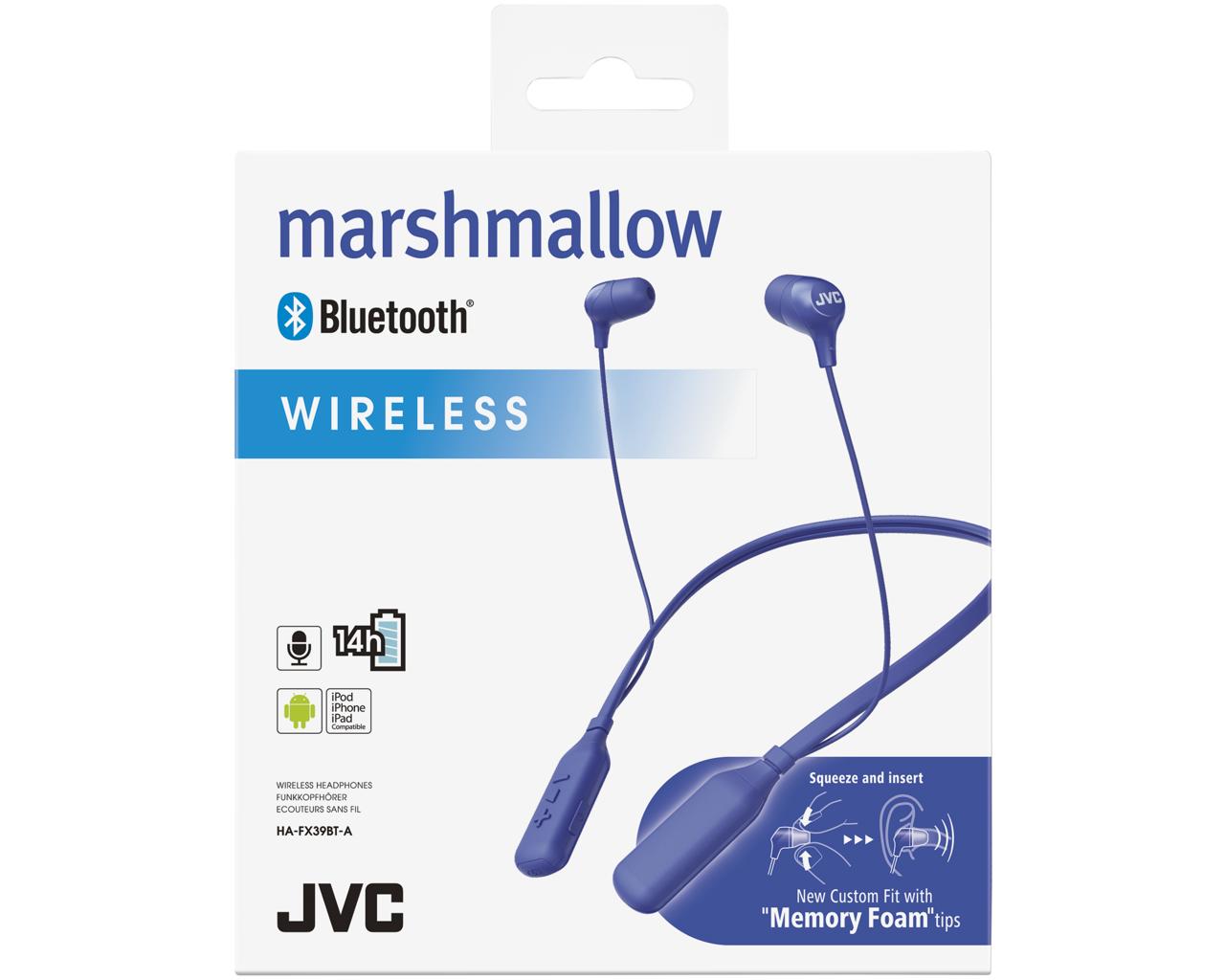 JVC Wireless In-ear Headphone HA-FX39BT