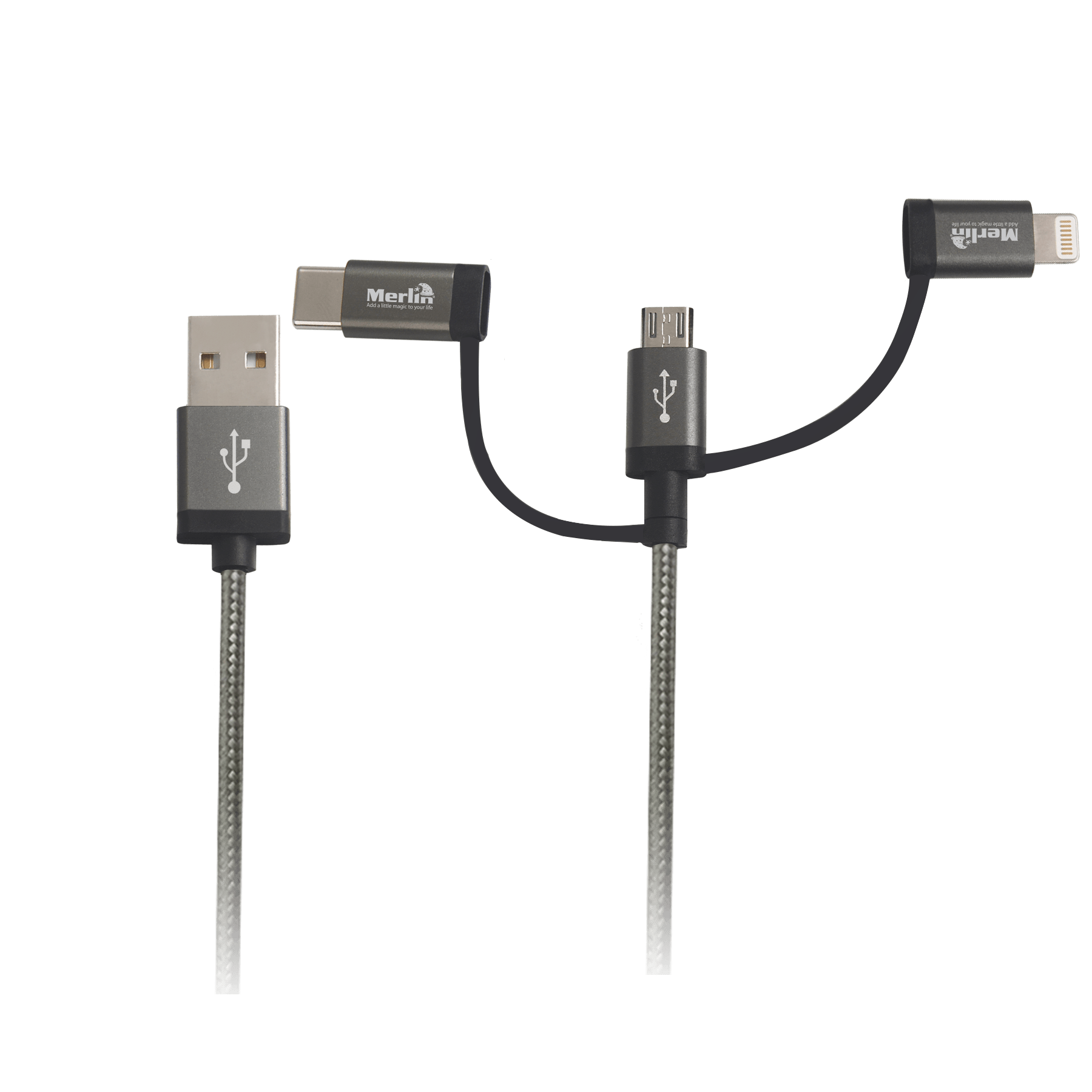 Merlin 3 in 1 Cable Premium MFI Edition