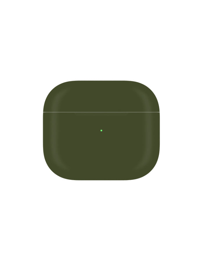 Caviar Customized Airpods 3rd Generation Automotive Grade Scratch Resistant Full Paint Matte, Army Green