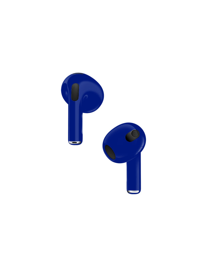 Caviar Customized Airpods 3rd Generation Automotive Grade Scratch Resistant Full Paint Glossy, Cobalt Blue