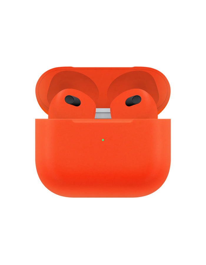 Caviar Customized Airpods 3rd Generation Automotive Grade Scratch Resistant Full Paint Matte, Red