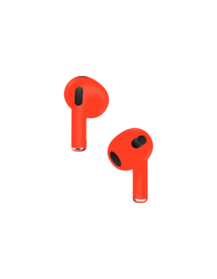 Caviar Customized Airpods 3rd Generation Automotive Grade Scratch Resistant Full Paint Matte, Red