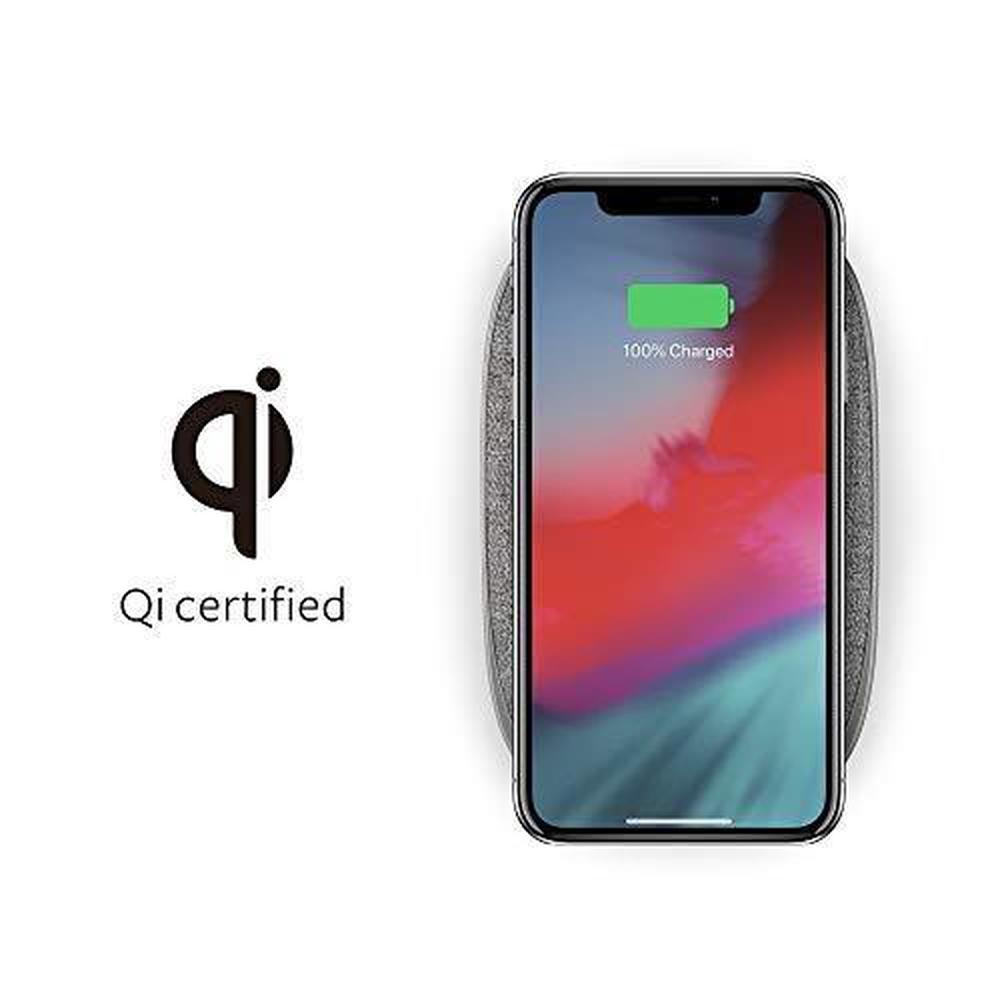 Moshi - Porto Q 5K Portable Battery 5,000 mAh with Built-in Wireless Charger w/h USB-C and USB-A