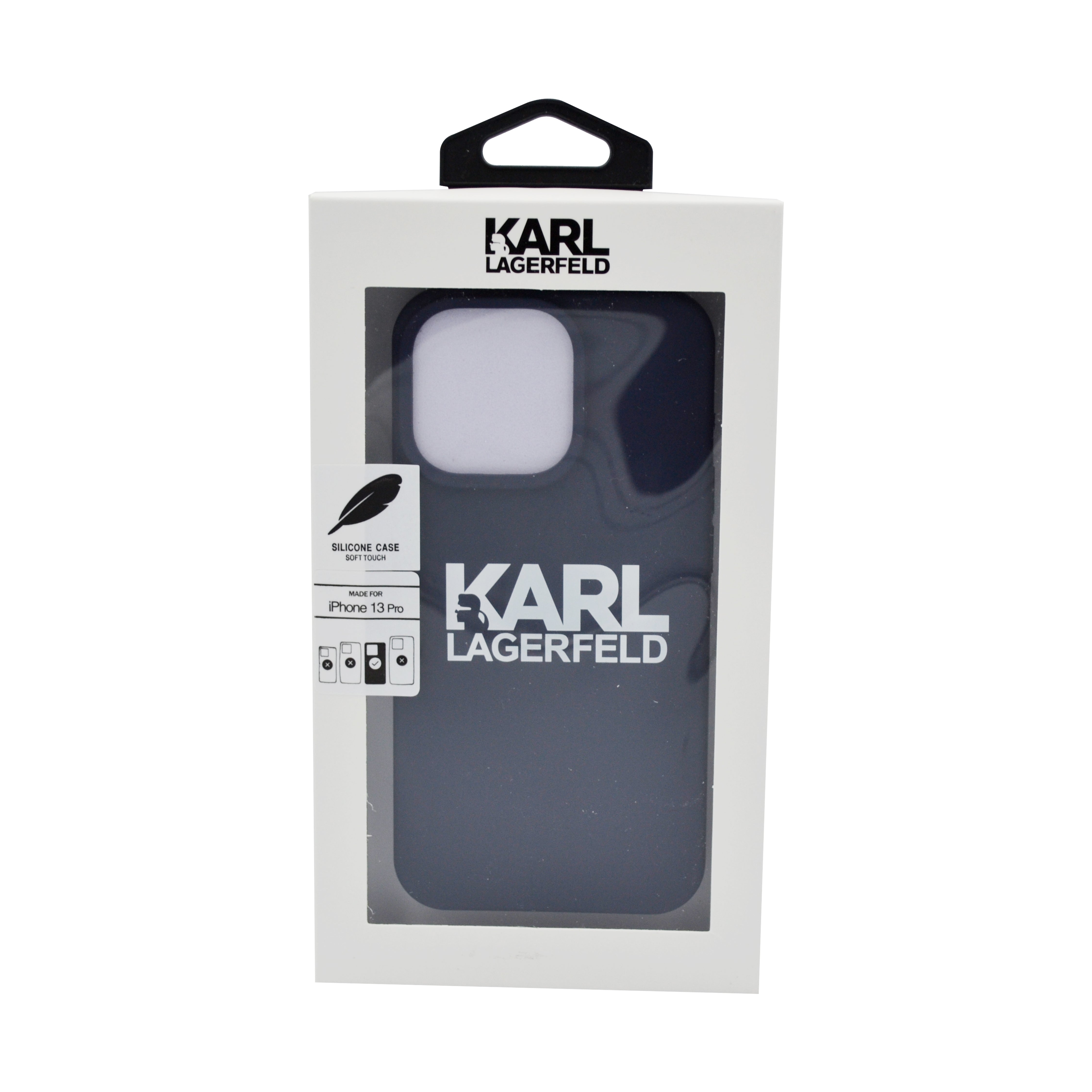 Karl Lagerfeld Silicone Case iPhone 13 Pro Blue
