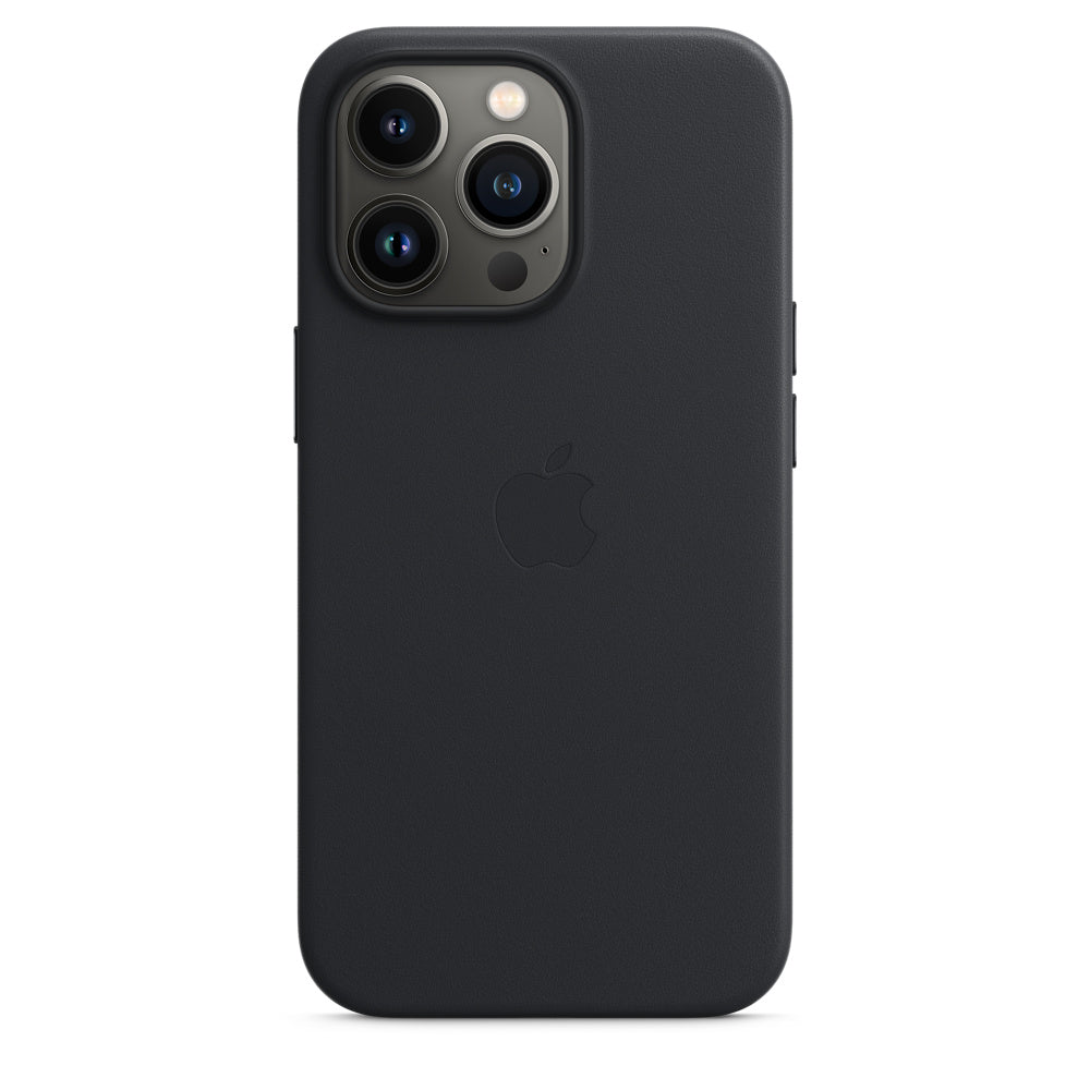Apple iPhone 13 Pro Leather Case MM1H3FE/A Midnight With Magsafe