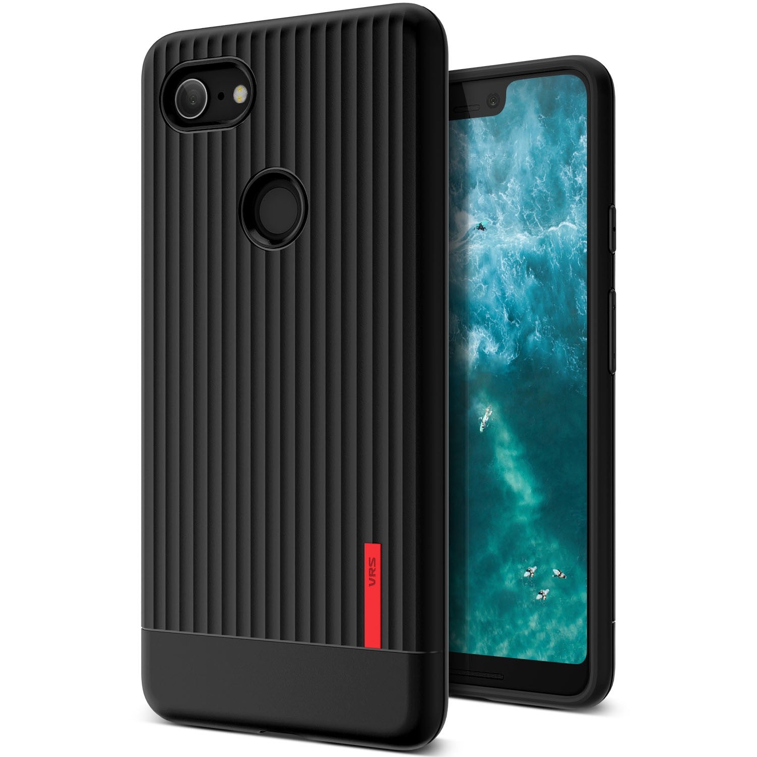 VRS Design Google Pixel 3 XL Single Fit Label cover / case - Black