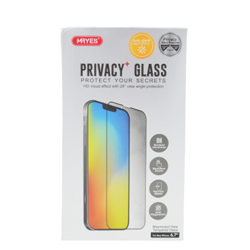 Mryes Tempered Glass Screen Protector iPhone 13 Pro Max Matte Privacy