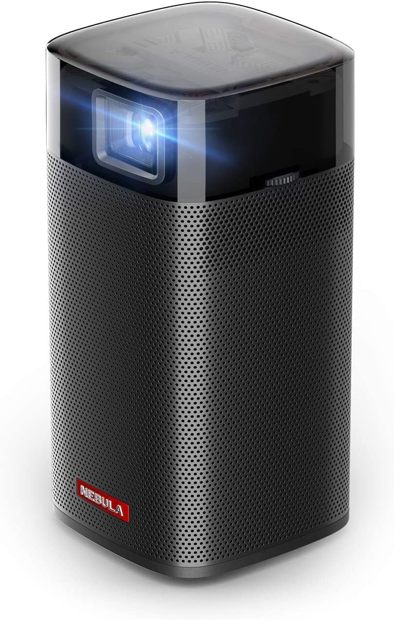 Anker Nebula Apollo, Wi-Fi Mini Projector, 200 ANSI Lumen Portable Projector, 6W Speaker, Movie Projector, 100 Inch Picture, 4-Hour Video Playtime