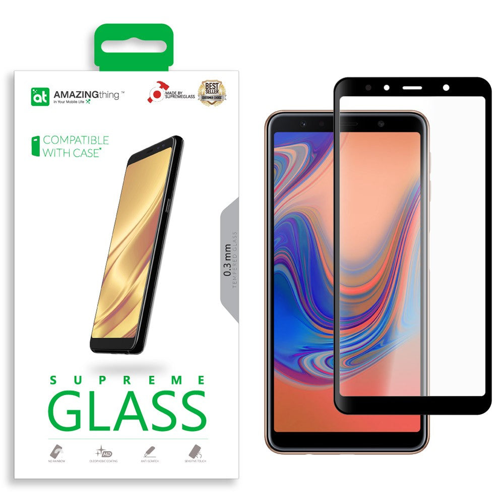 Amazing Thing Samsung Galaxy A7 2018 Full Screen Protector - Supreme Glass