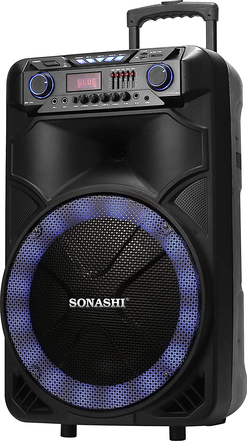 Sonashi 15" Rechargeable Trolley Speaker