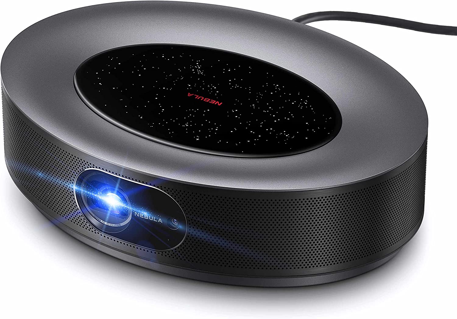 Anker Nebula Cosmos Max 4K Home Entertainment Projector, 1,500 ANSI Lumens, Android TV 9.0, Dolby Digital Plus, HDR10, HLG, Home Theater Projector