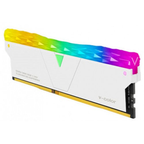 VColor Prism Pro RGB 8GB 3600MHz DDR4 RAM  White