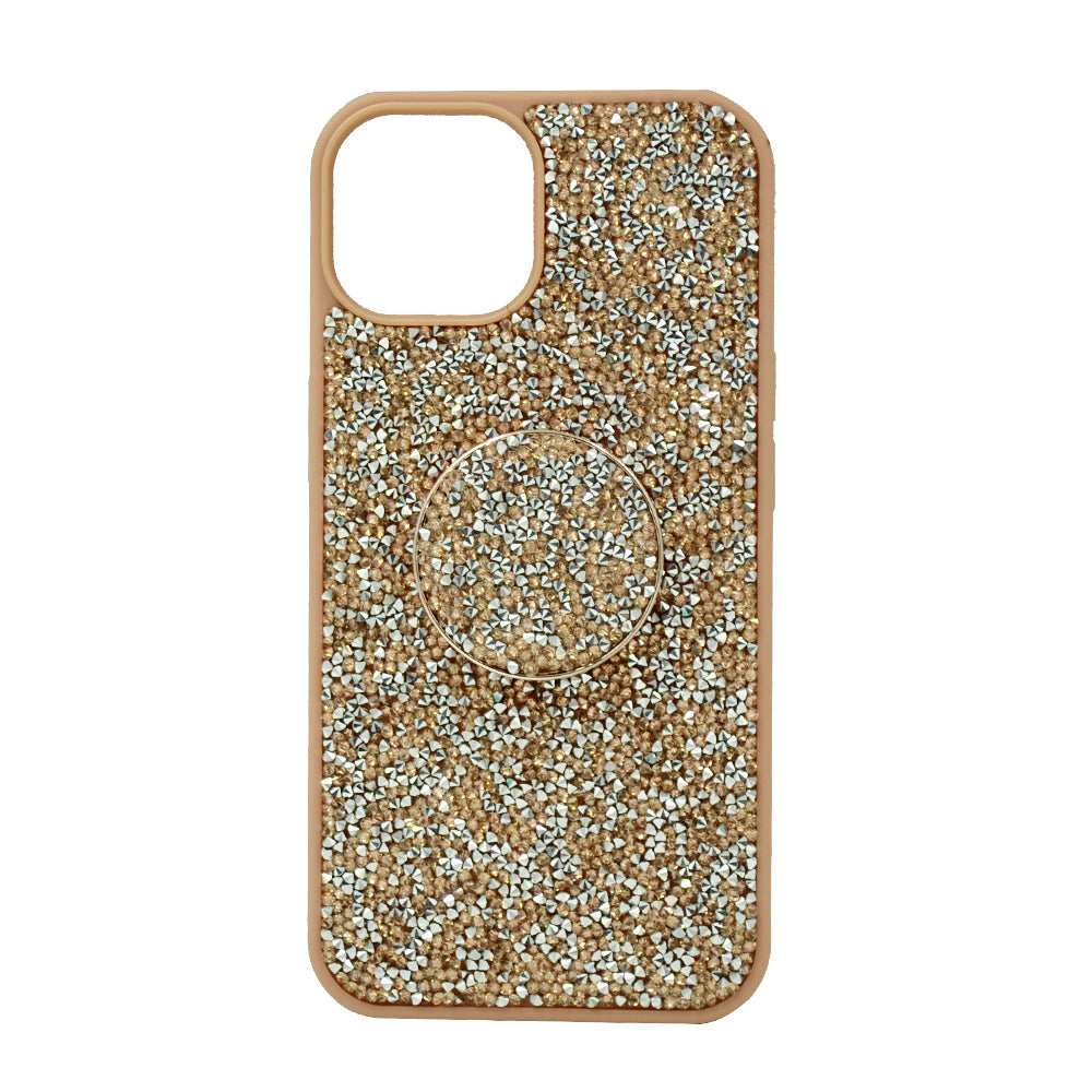 iSafe Bling Pop Up Hard Cover iPhone 14 Rose Gold