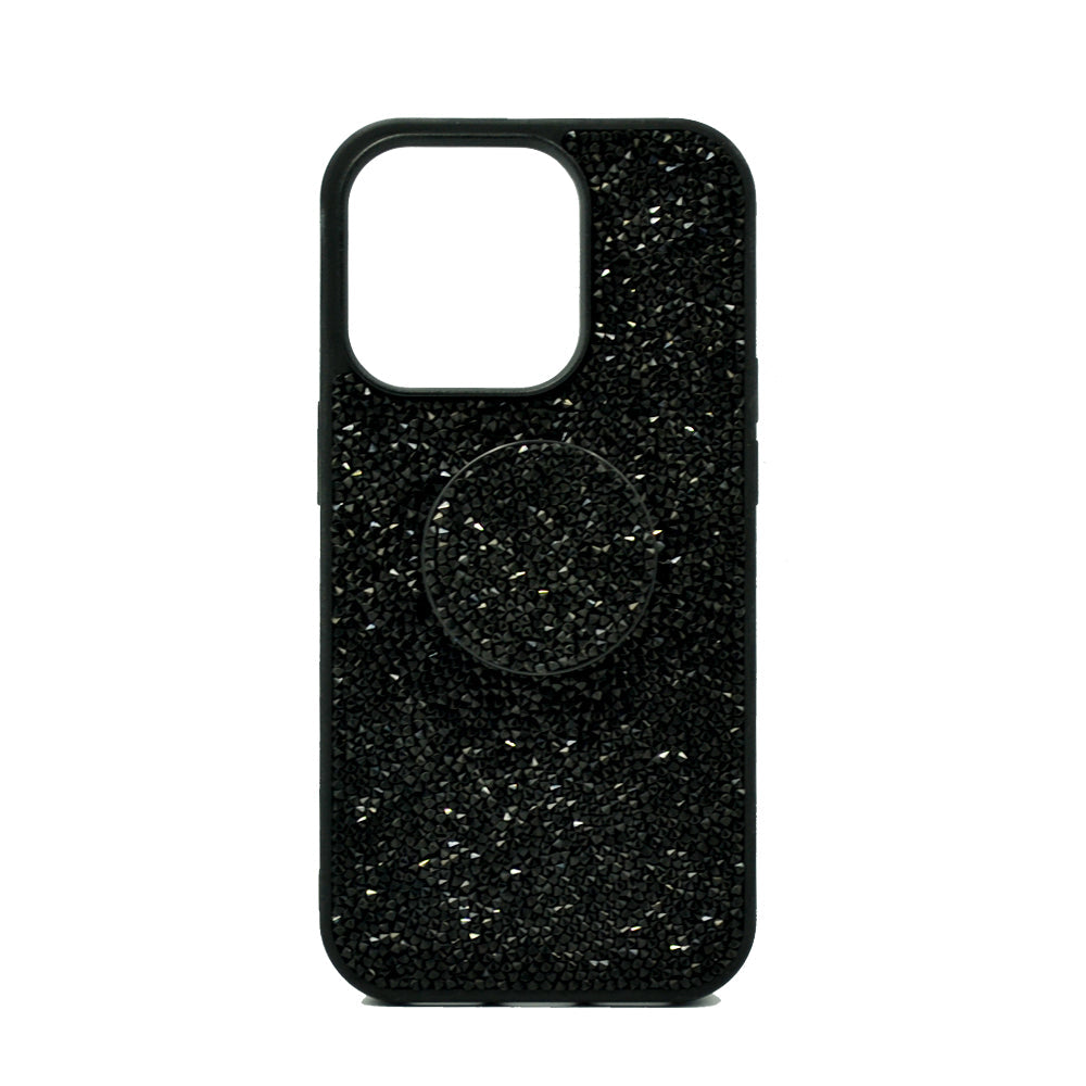 iSafe Bling Pop Up Hard Cover iPhone 14 Pro Black