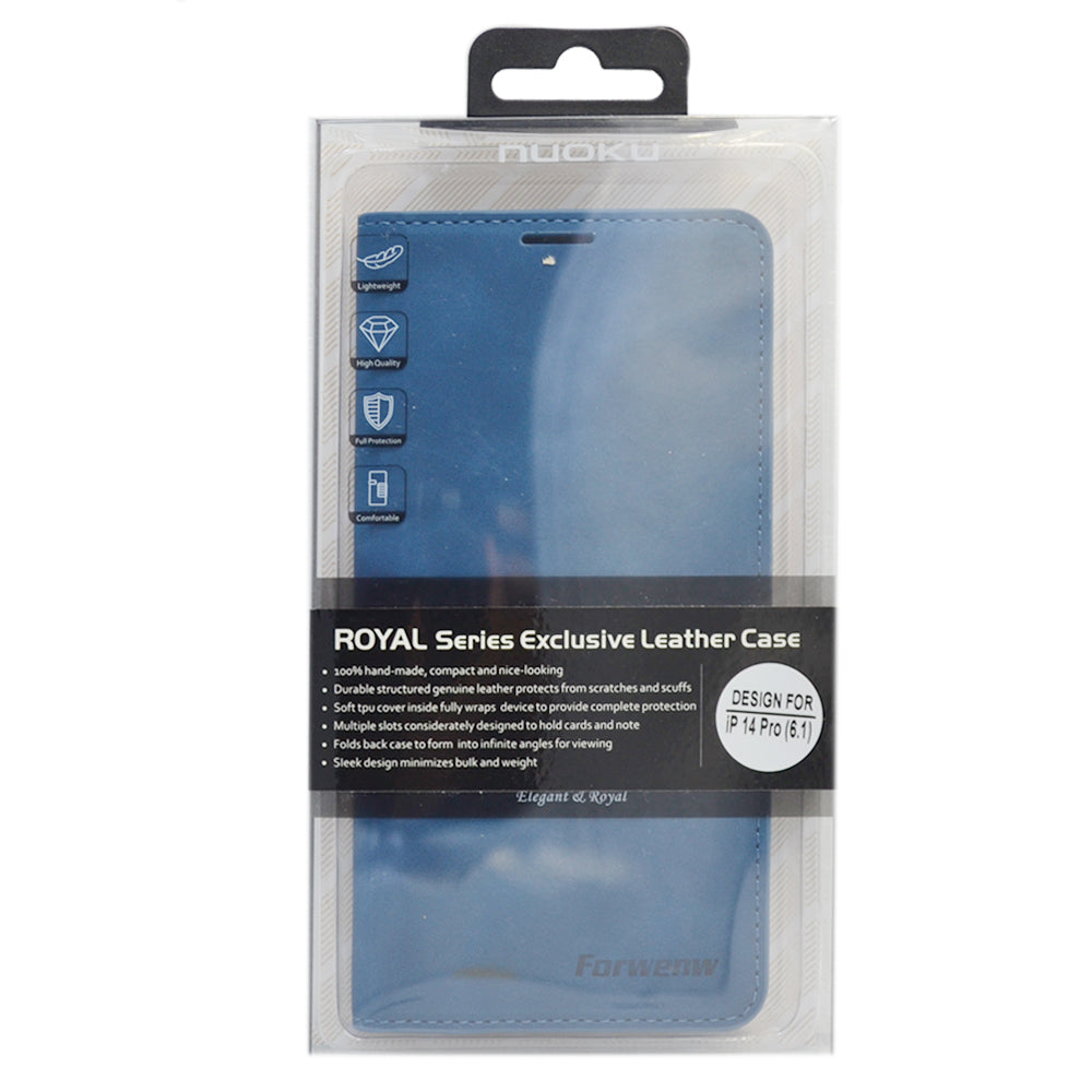 Forenbw Bookcase iPhone 14 Pro Blue