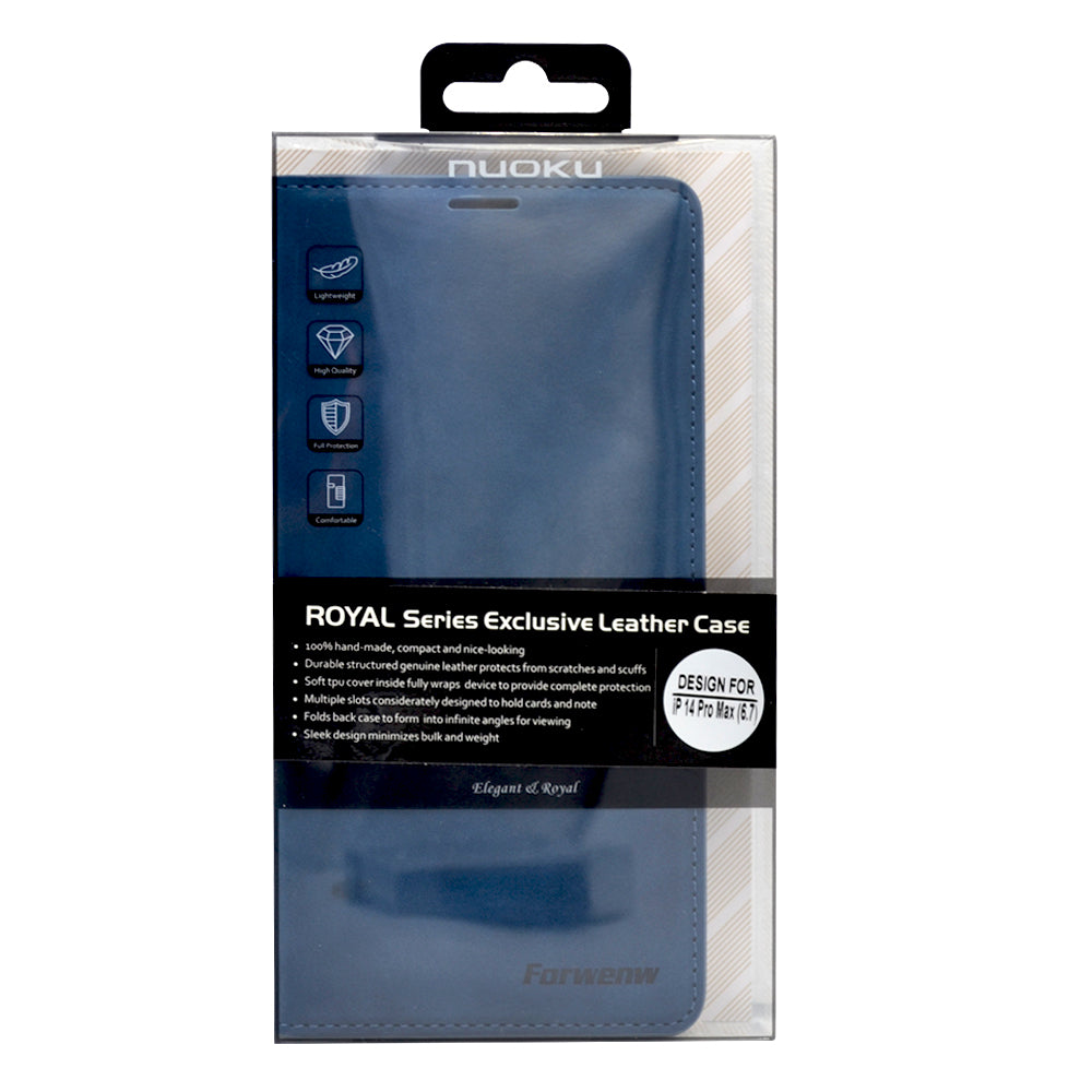 Forenbw Bookcase iPhone 14 Pro Max Blue
