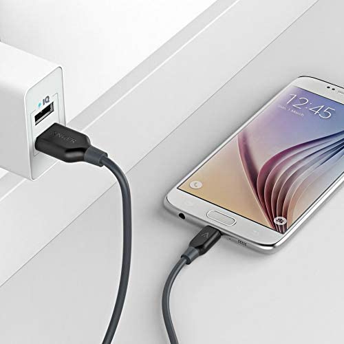 Anker Powerline+micro USB 1ft UN Gray - A8141HA1