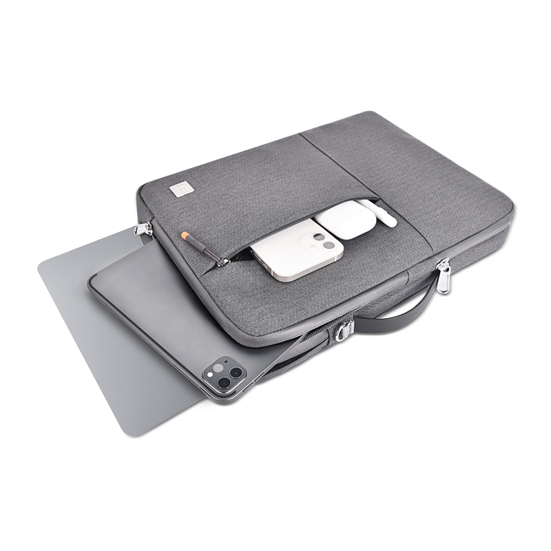 WIWU Alpha Double Layer Sleeve Bag For 15.6" Laptop - Gray