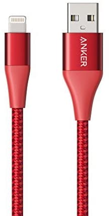 Anker Powerline+II With Lightning Connector 3ft Red - A8452H91