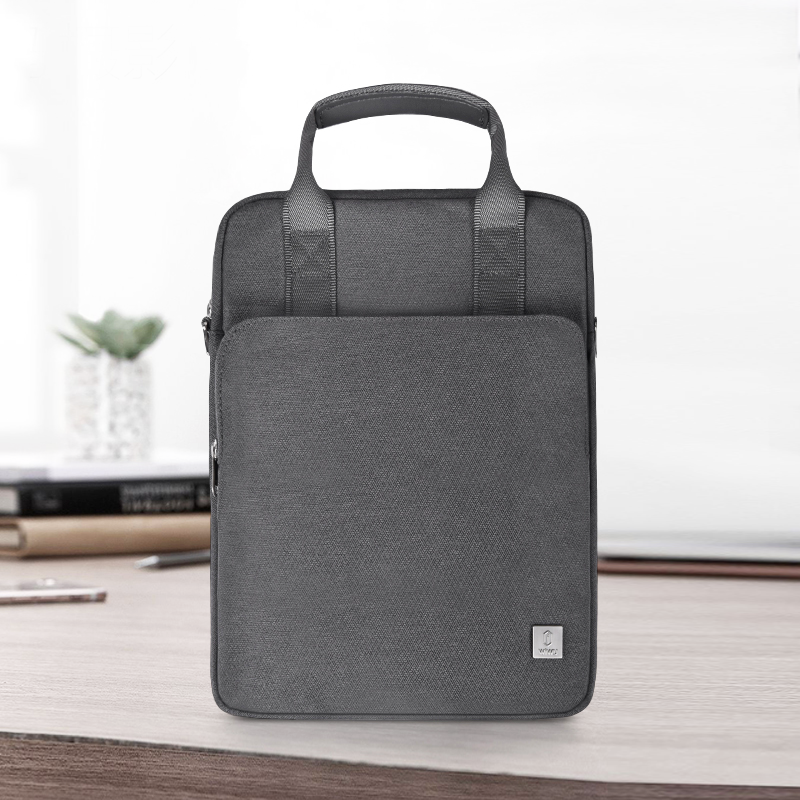 WIWU Alpha Vertical Double Layer Bag For 13.3" Laptop/Ultrabook - Grey