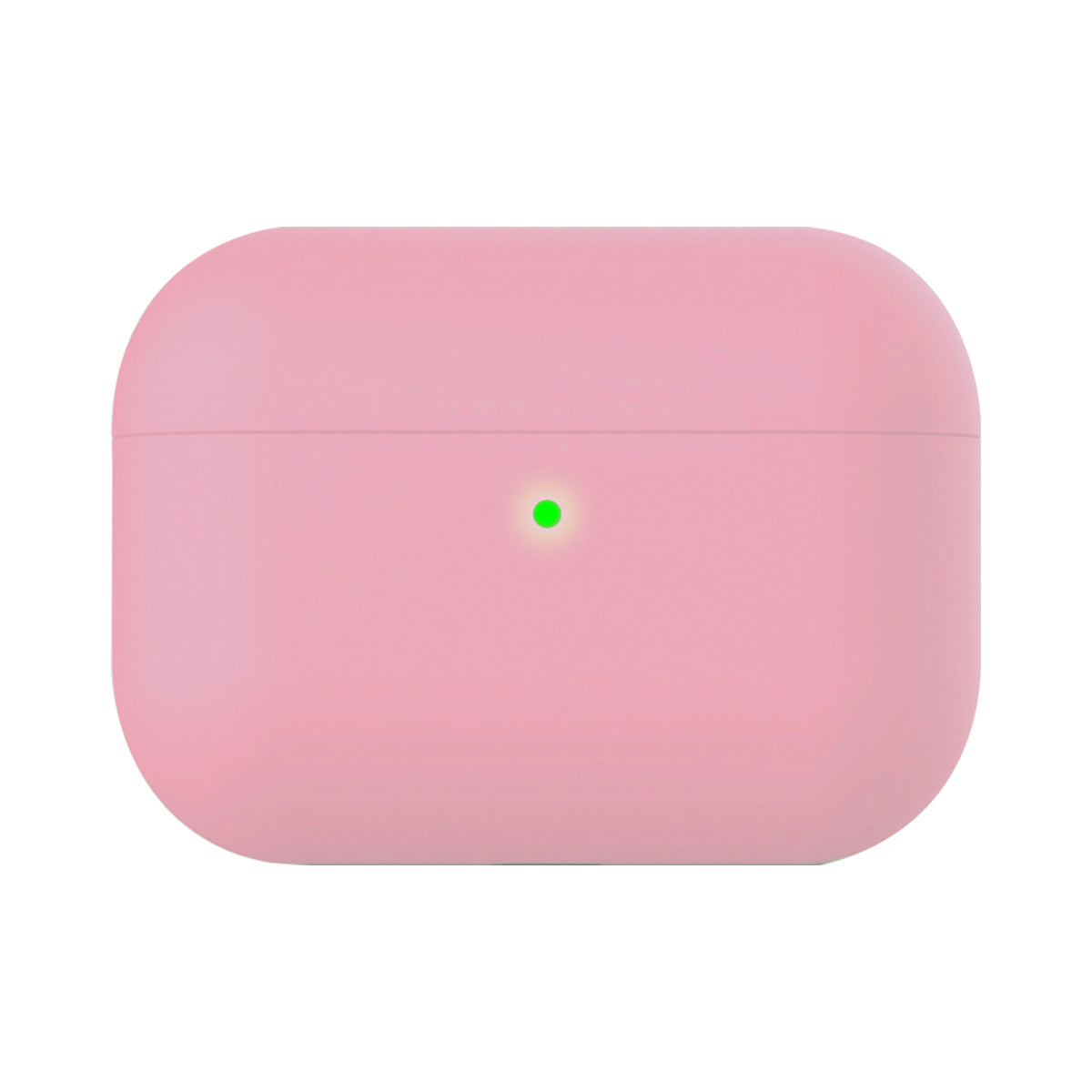 Promate AirPods Pro Case Cover, Slim-Fit Soft Silicone Full Protective Shockproof Cover with Wireless Charging Compatible, Anti-Slip and Scratch Resistance for Apple AirPods Pro, AirCase-Pro Pink
