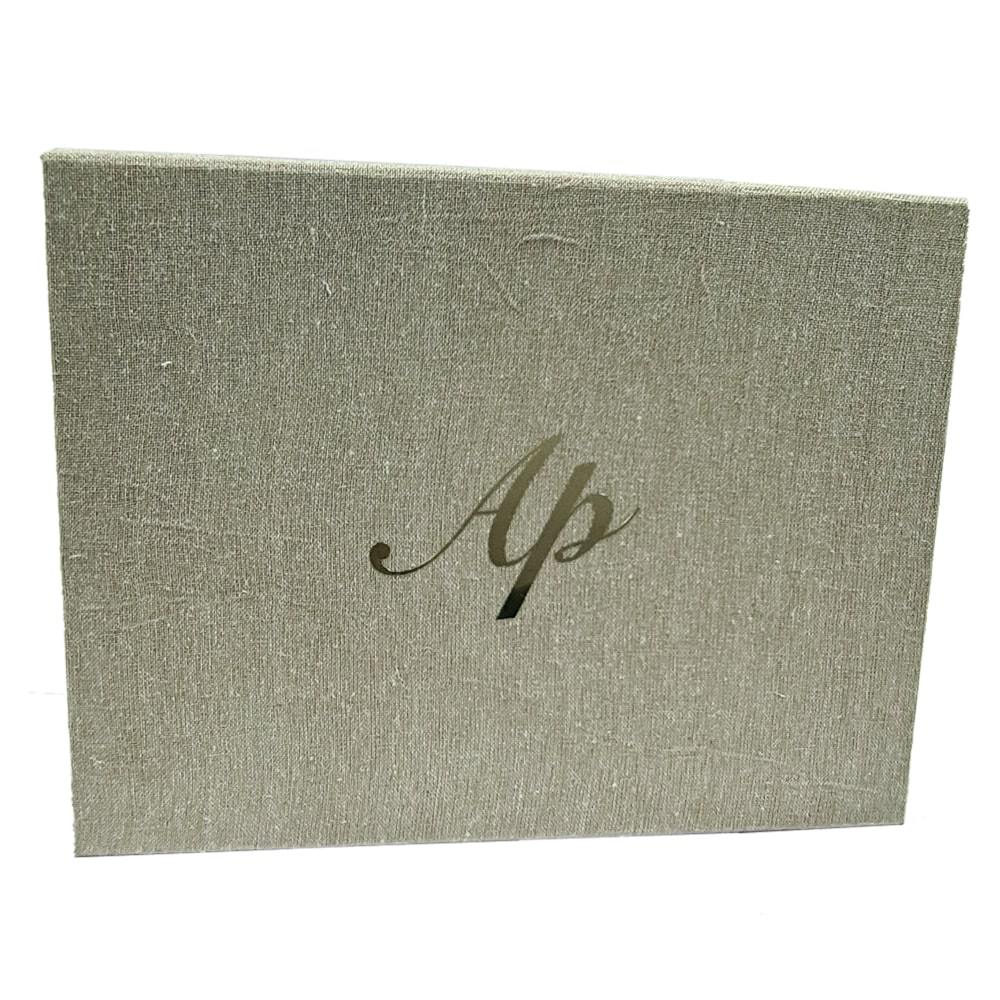 Aniline Leather Olive Green Laptop Sleeve with Gift Box