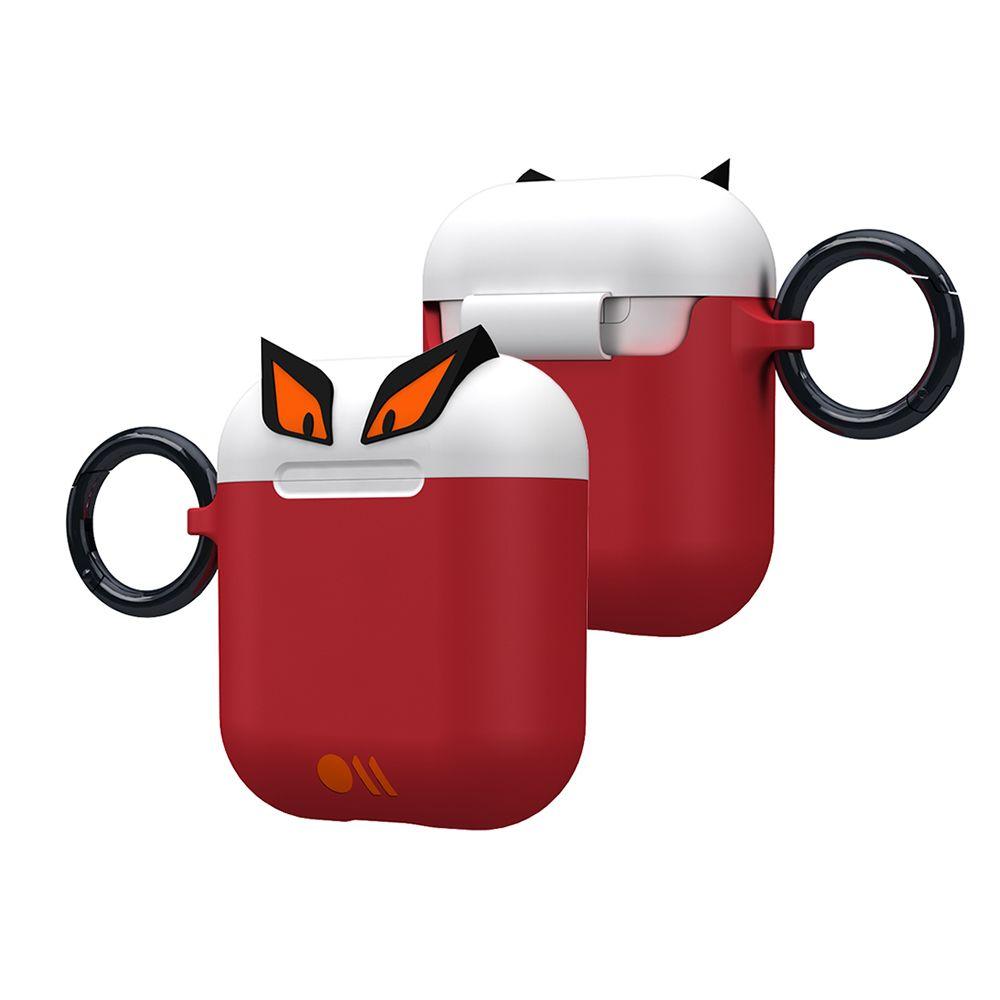 Case-Mate - AirPod Case - CreaturePods - Edge The Bad Boy  (White/Red)