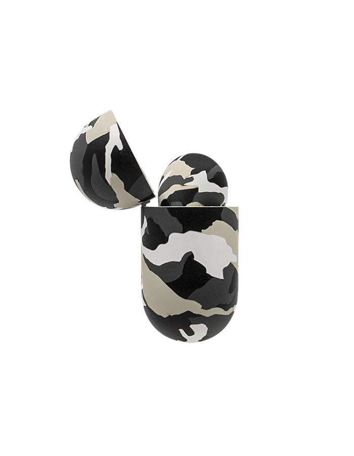 Caviar Customized Airpods Pro Automotive Grade Scratch Resistant Paint Camouflage Glossy, Black