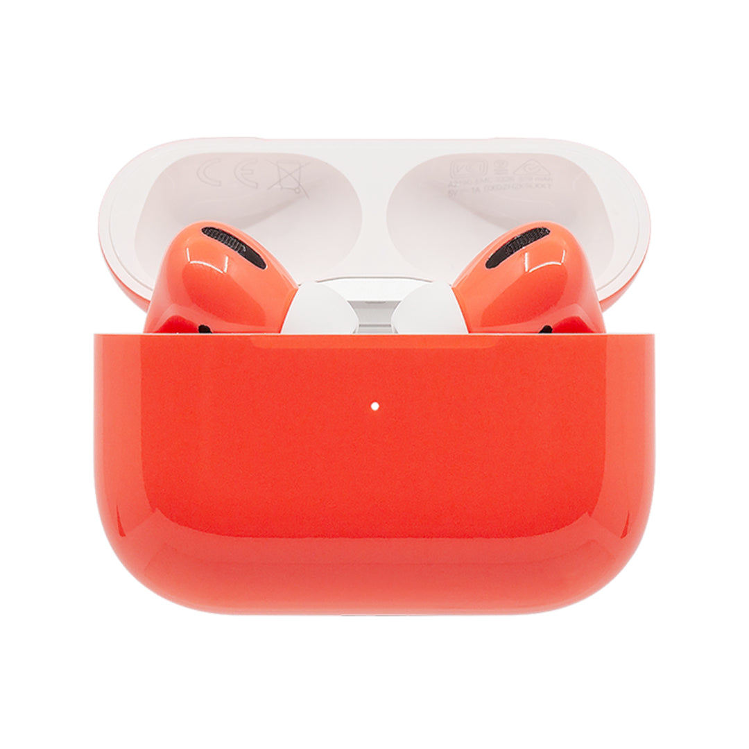Caviar Customized AirPods Pro Automotive Grade Scratch Resistant Paint GLOSSY, ORANGE